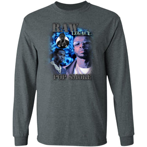 RL POP Legendary Legacies Pop Smoke Long Sleeve T-Shirt - Raw Legacy Apparel