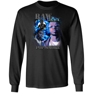 RL POP Legendary Legacies Pop Smoke Long Sleeve T-Shirt - Raw Legacy Apparel