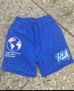 "Mark on the World" Reflective Shorts - Raw Legacy Apparel