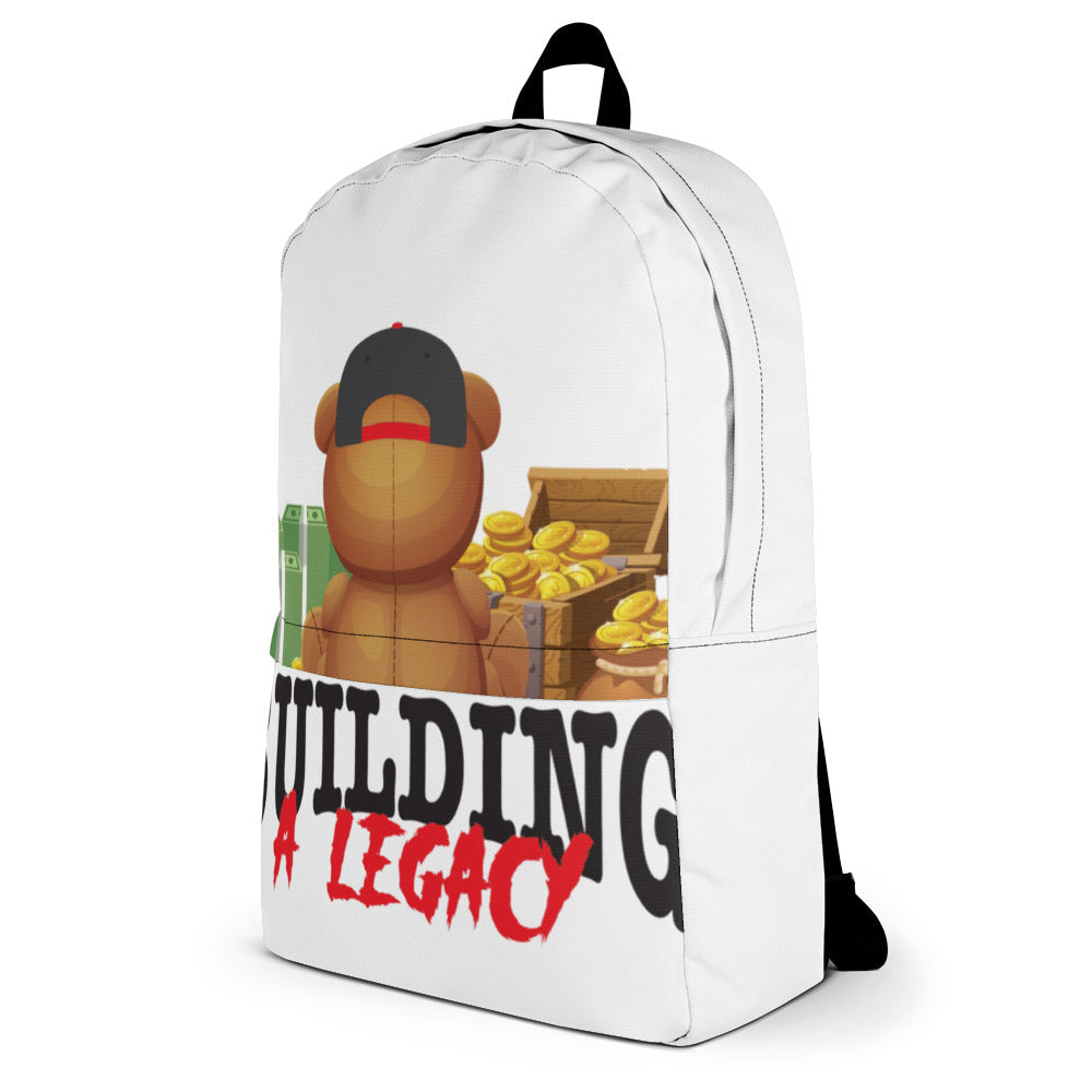 Building A Legacy. Backpack - Raw Legacy Apparel