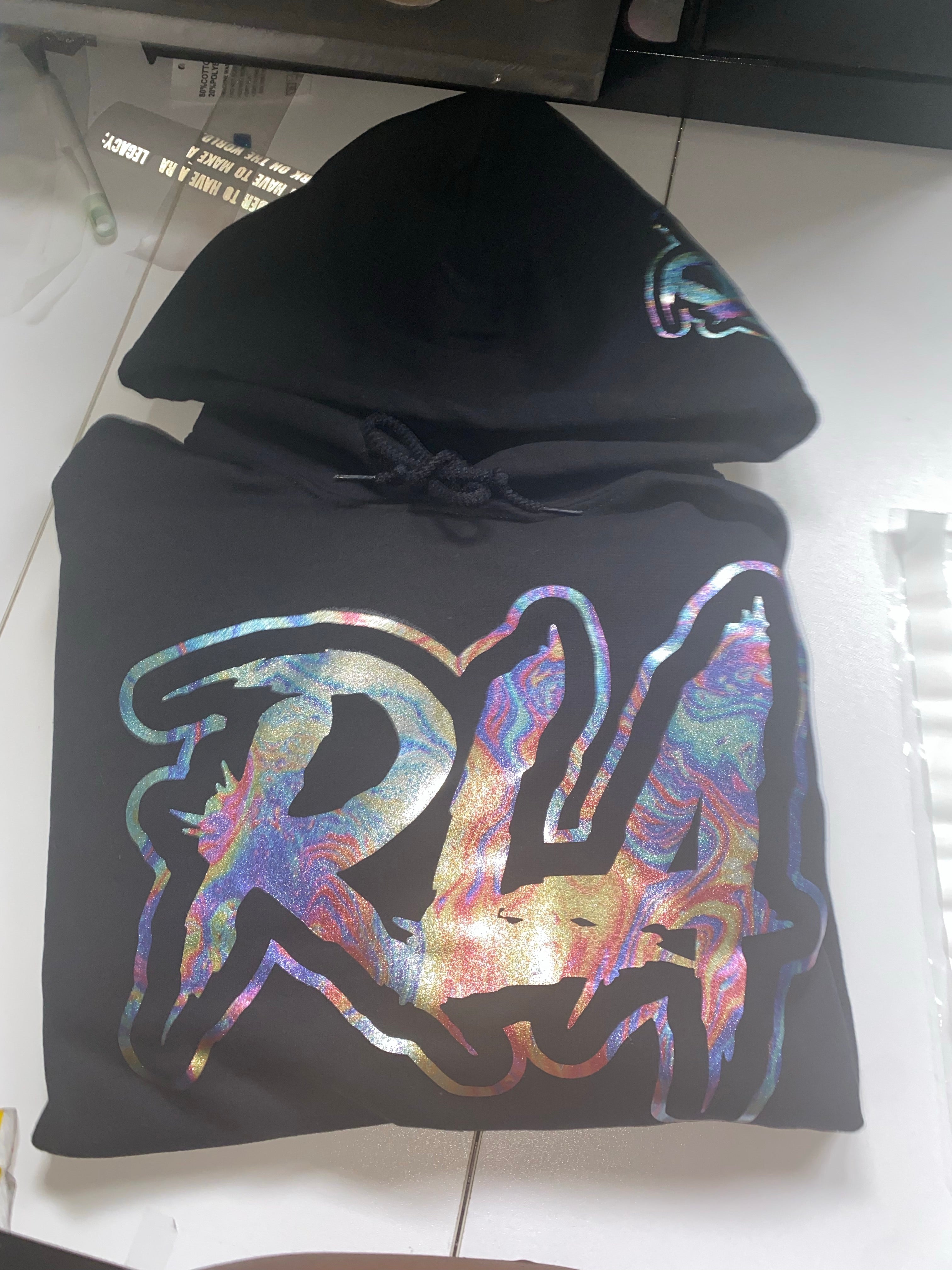 Mark on the world “Rainbow Copper” reflective hoodie - Raw Legacy Apparel