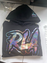 Load image into Gallery viewer, Mark on the world “Rainbow Copper” reflective hoodie - Raw Legacy Apparel
