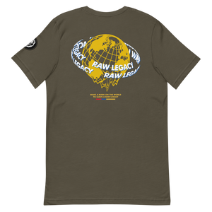 "Mark on the World" Dark Colors Short-Sleeve T-Shirt - Raw Legacy Apparel